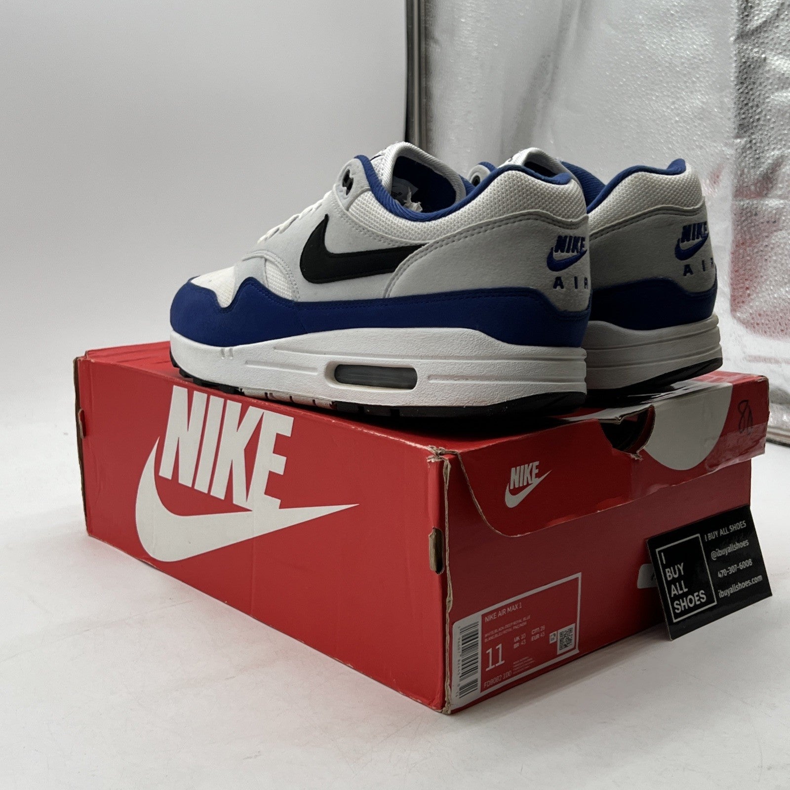 Size 11 - Nike Air Max 1 Deep Royal Blue (FD9082-100)