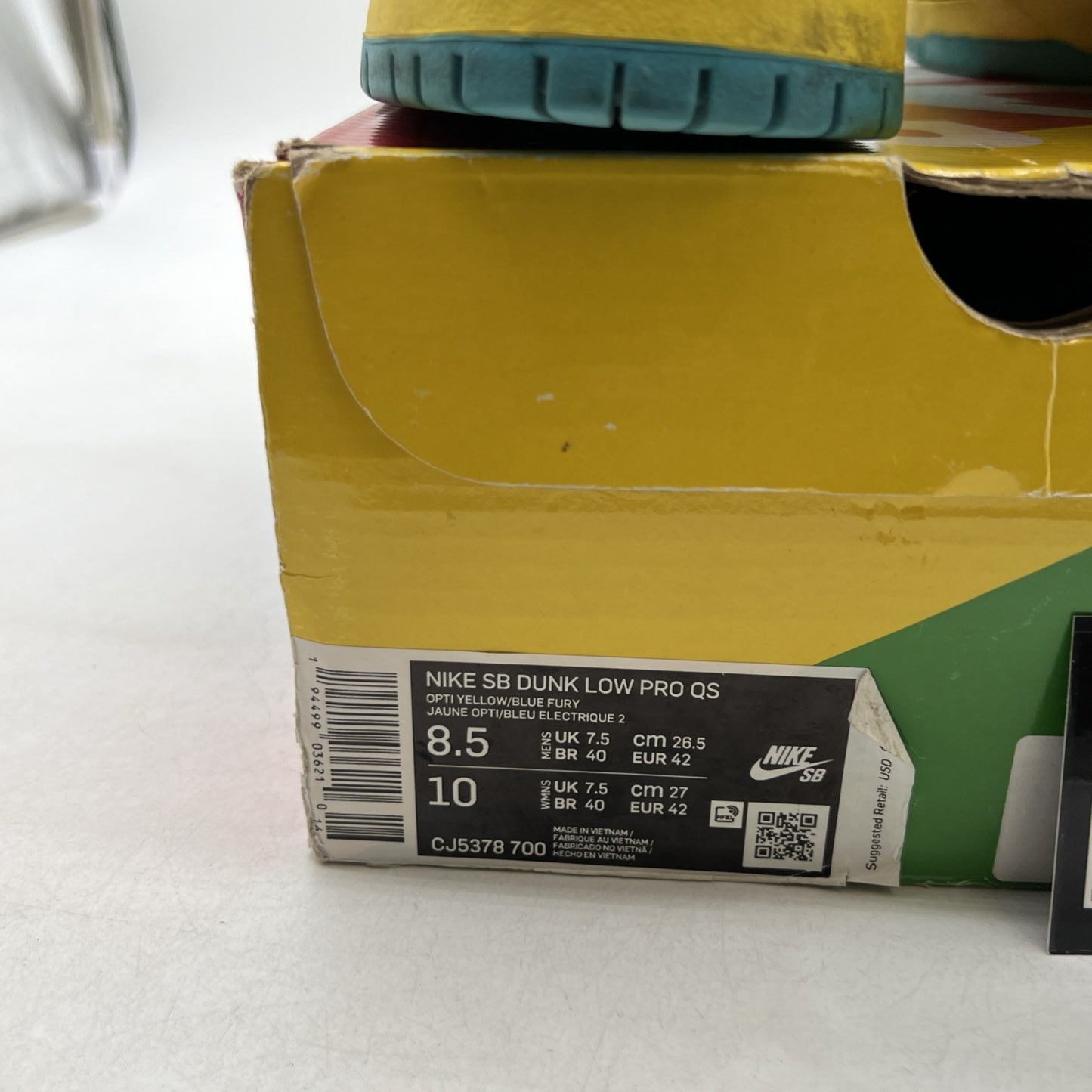 Size 8.5 - Nike Dunk Low SB x Grateful Dead Yellow Bear (CJ5378-700)