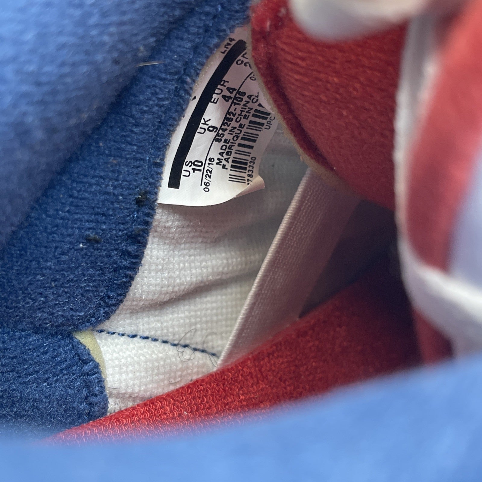 Size 10 - Jordan 3 Retro OG Mid True Blue Grey Suede Leather (854262-106)