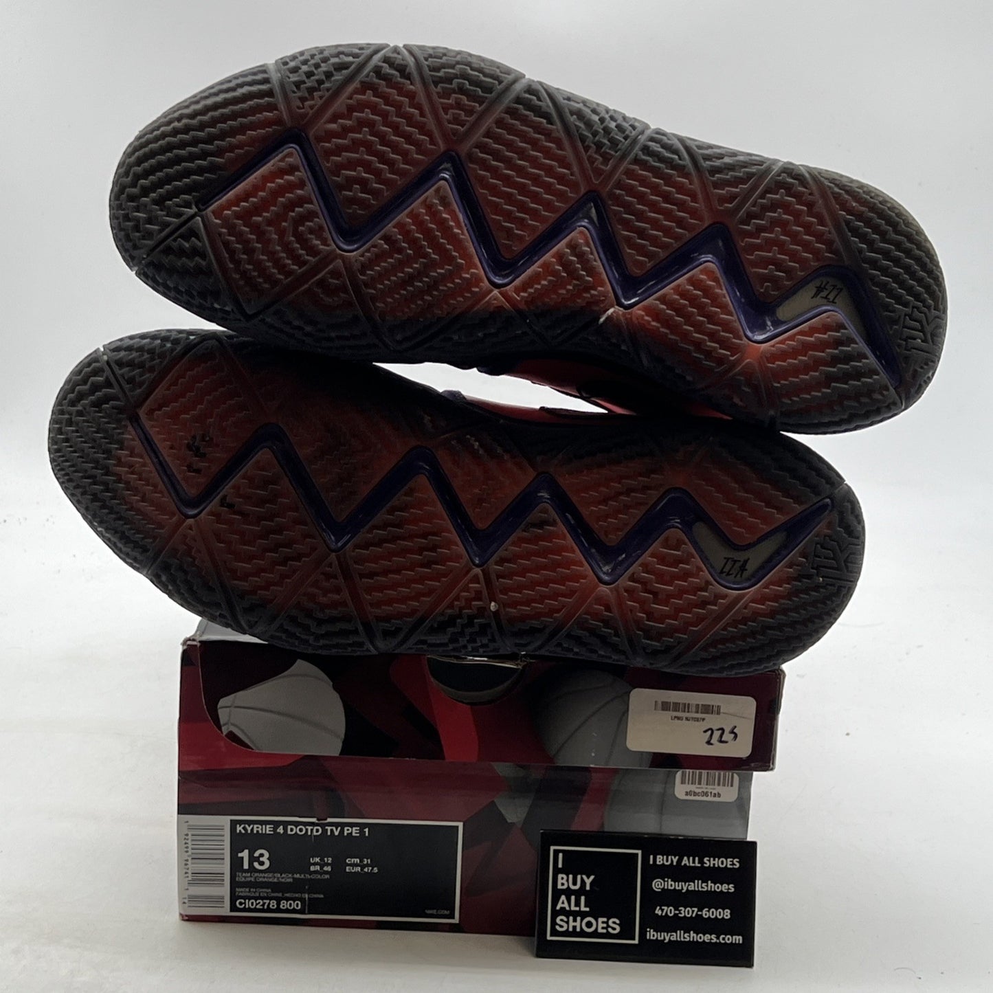 Size 13 - Nike Kyrie 4 PE Day of the Dead (CI0278-800)