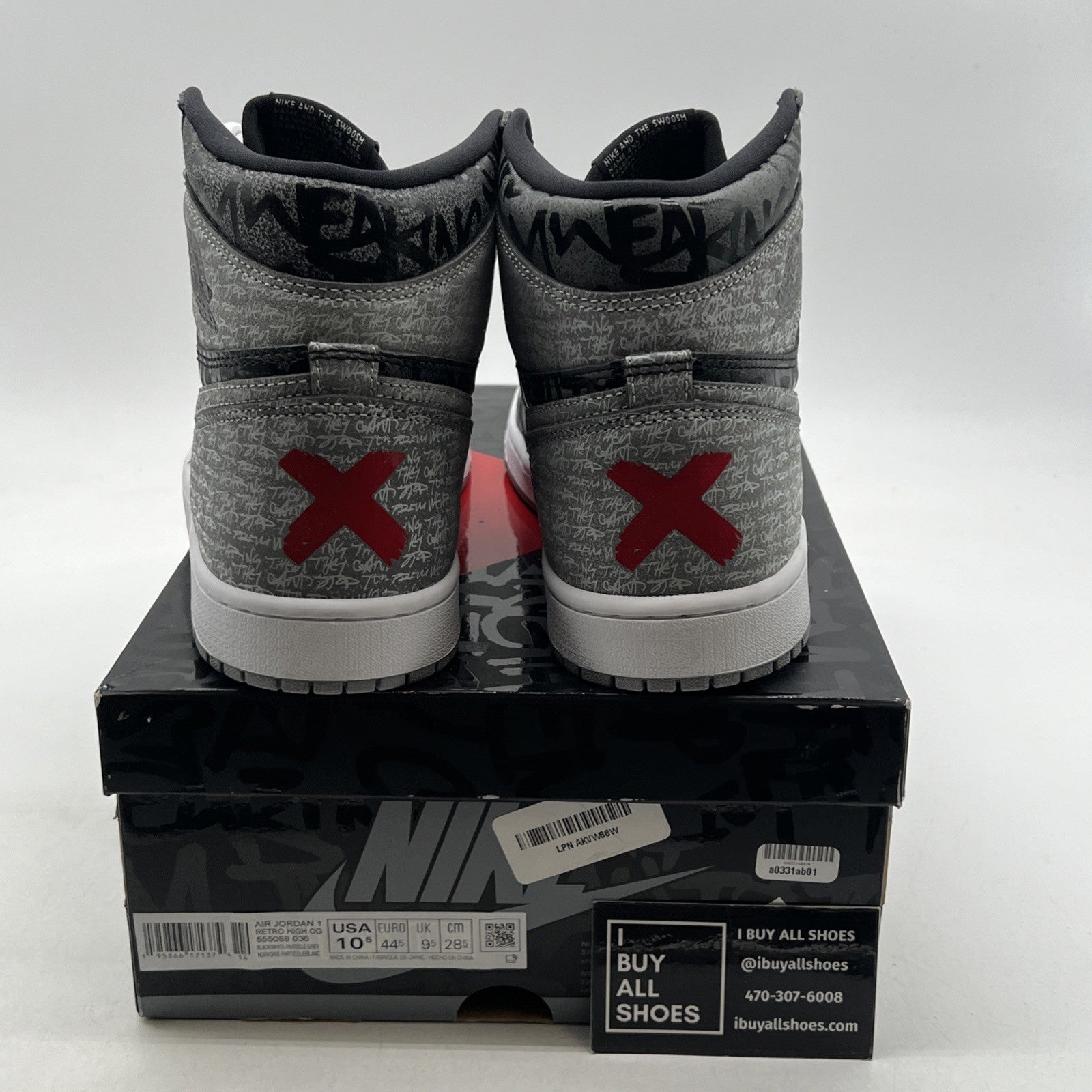 Size 10.5 - Air Jordan 1 OG High Rebellionaire (555088-036)