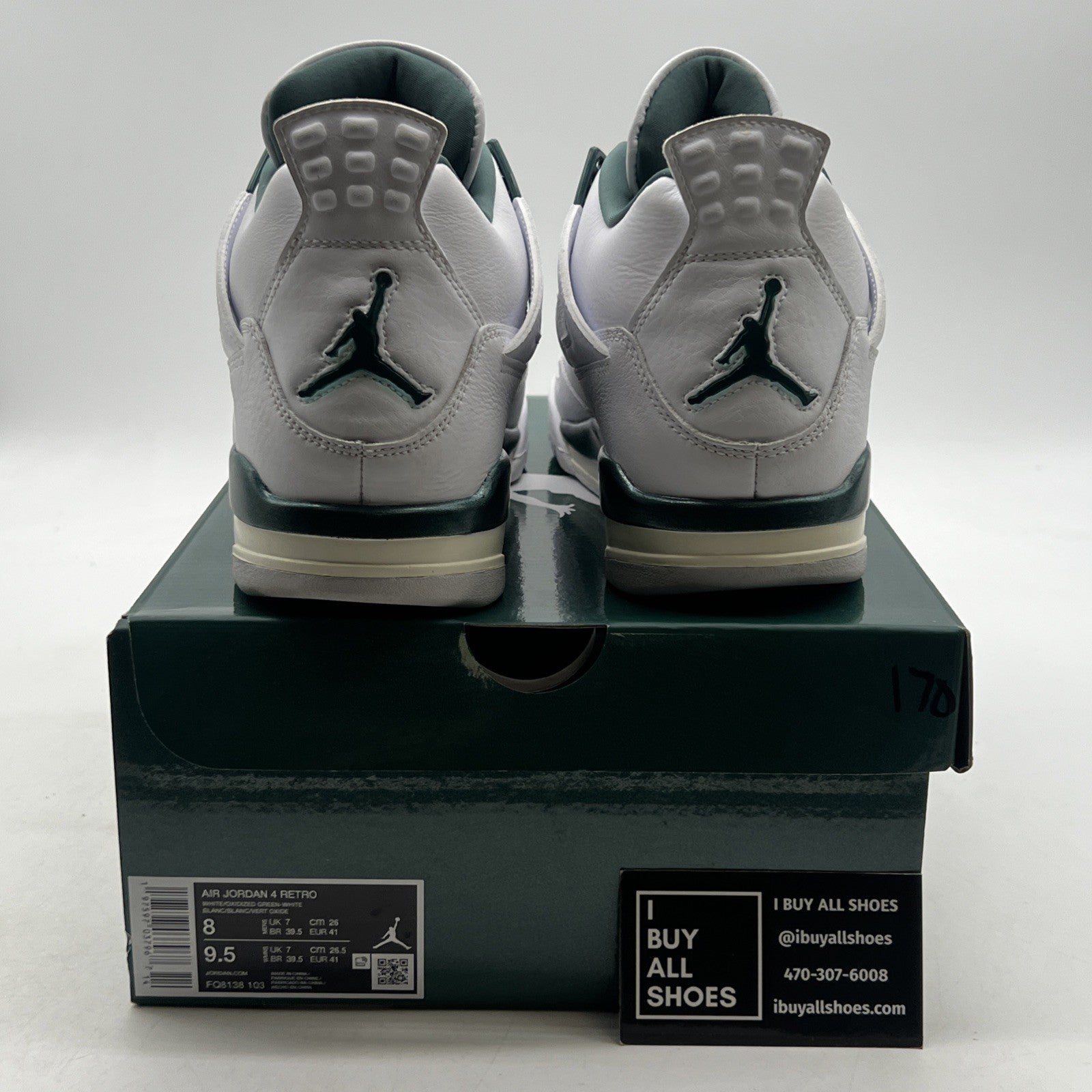 Size 8 - Air Jordan 4 Retro Oxidized Green (FQ8138-103)