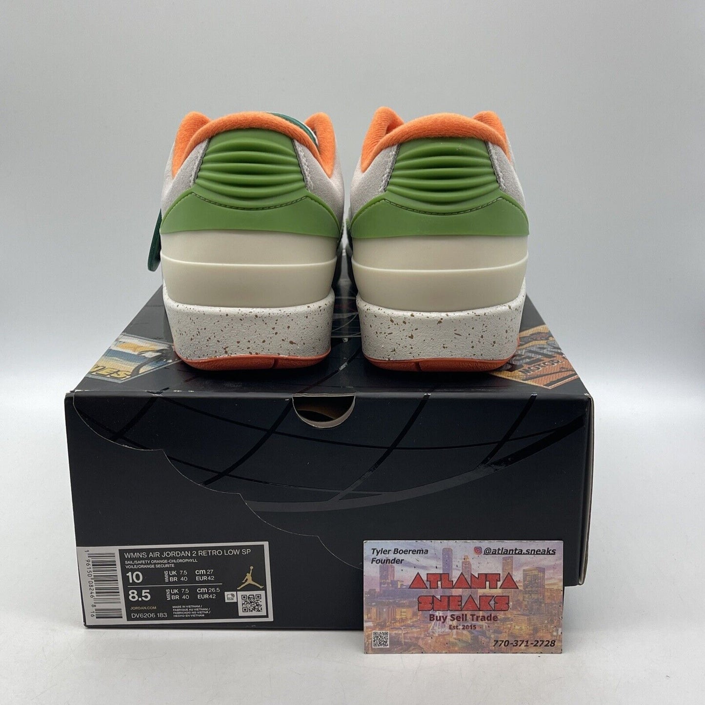 Size 10W - Titan x Air Jordan 2 Retro Low Ivory Grey Suede Leather (DV6206-183)