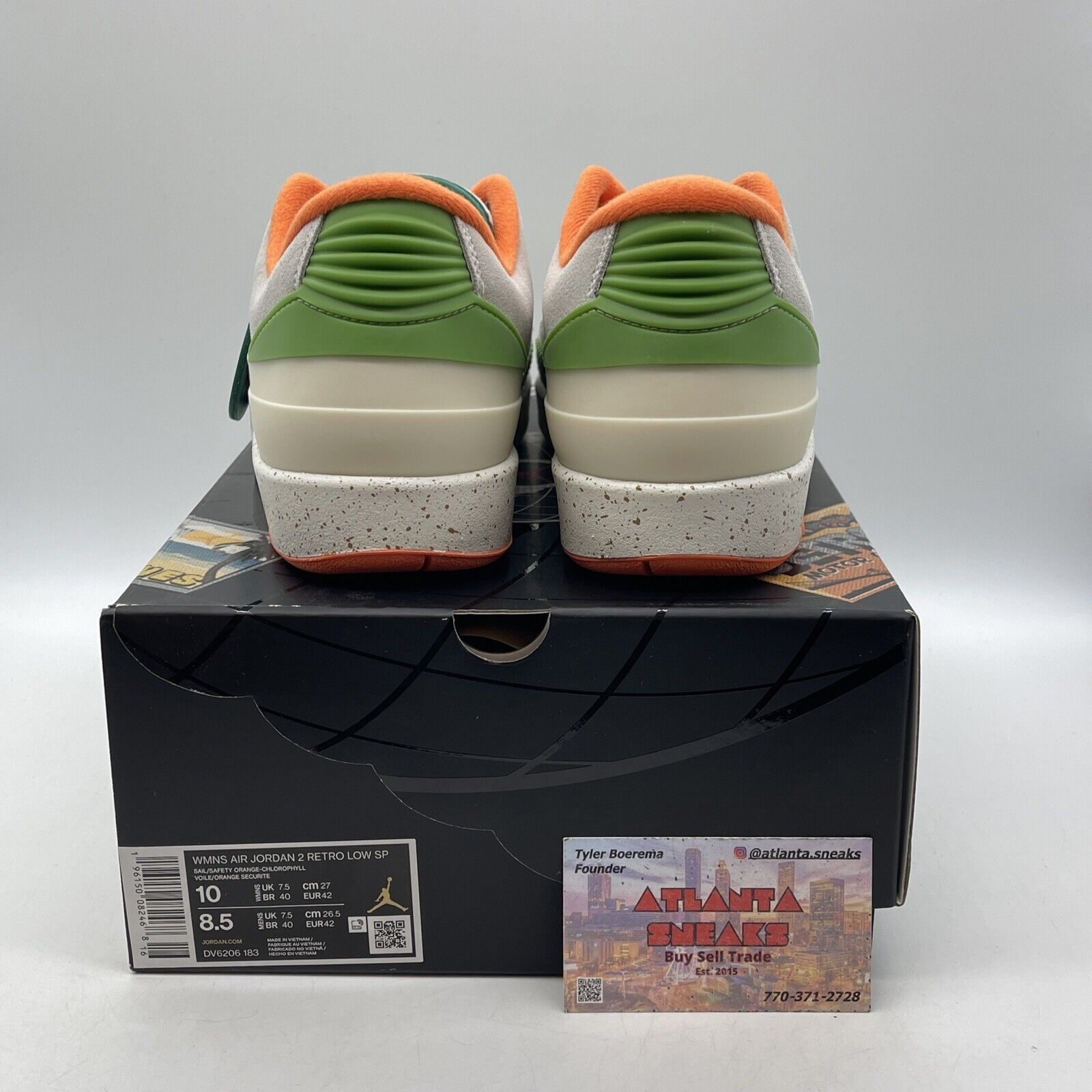 Size 10W - Titan x Air Jordan 2 Retro Low Ivory Grey Suede Leather (DV6206-183)