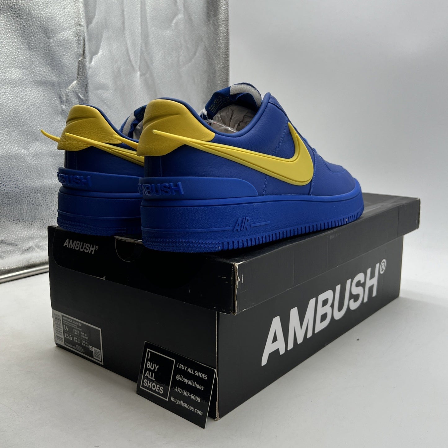 Size 14 - Nike AMBUSH x Air Force 1 Low Game Royal (DV3464-400)
