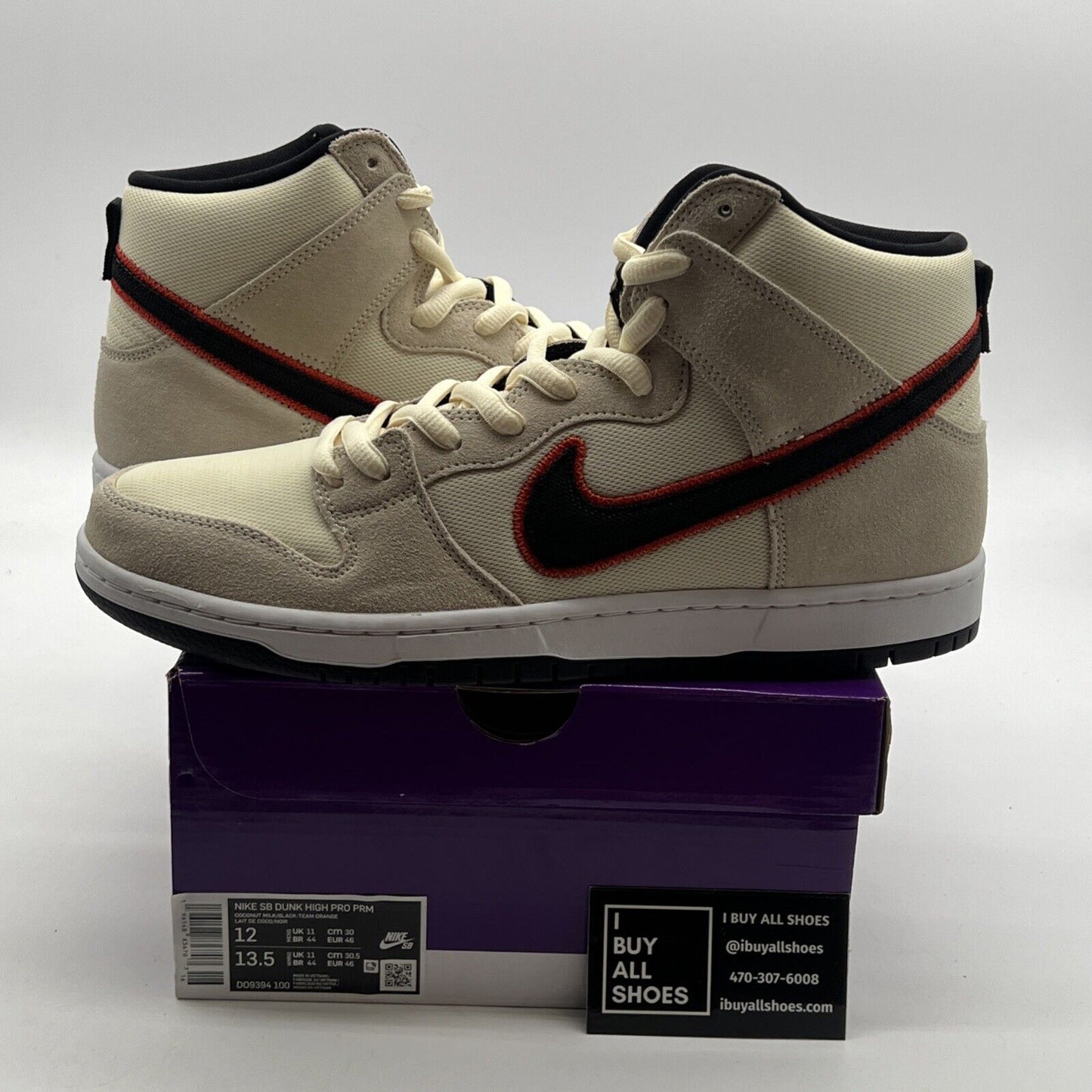 Size 12 - Nike Dunk SB High San Francisco Giants (DO9394-100)