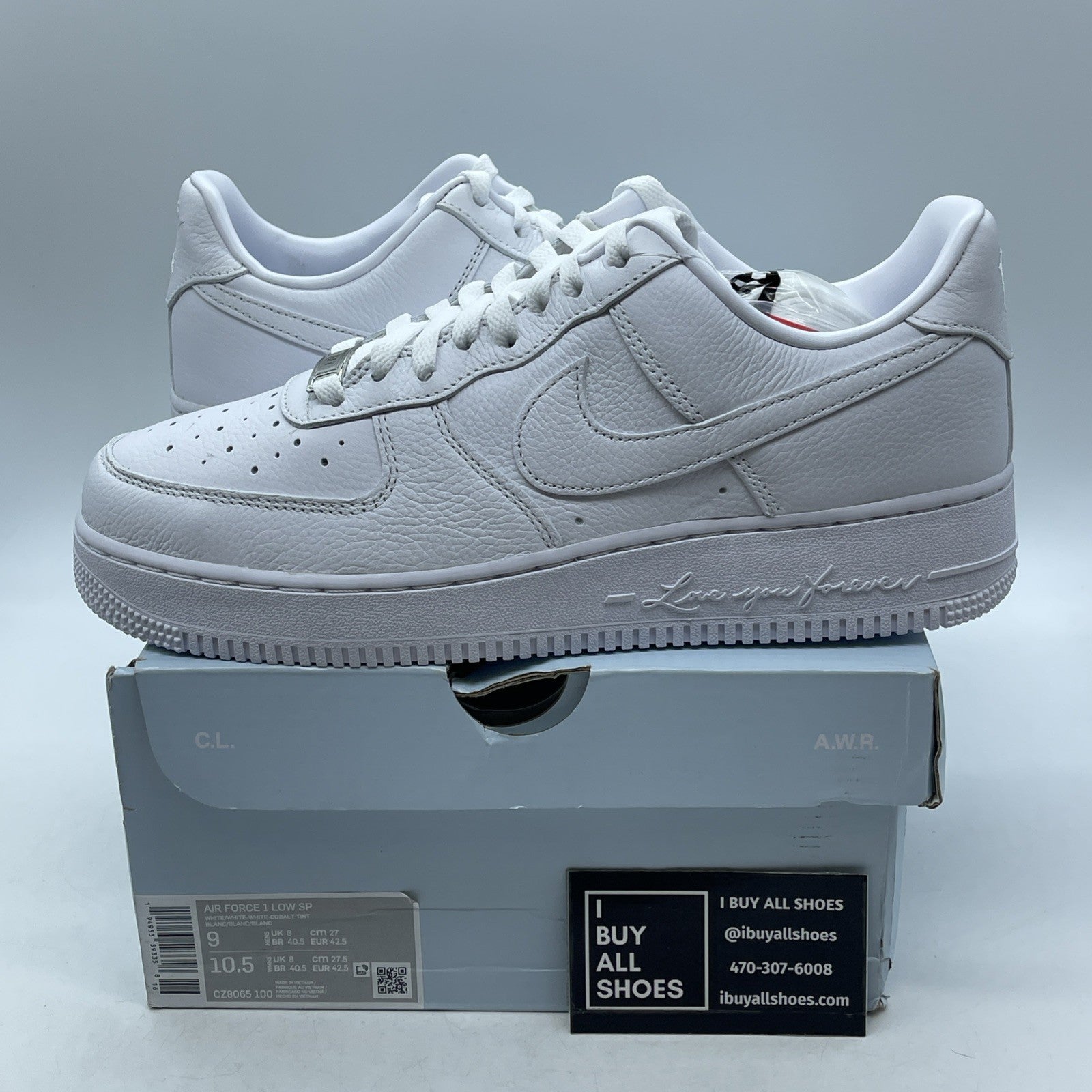 Size 9 - Nike Air Force 1 x NOCTA Low Certified Lover Boy (CZ8065-100)