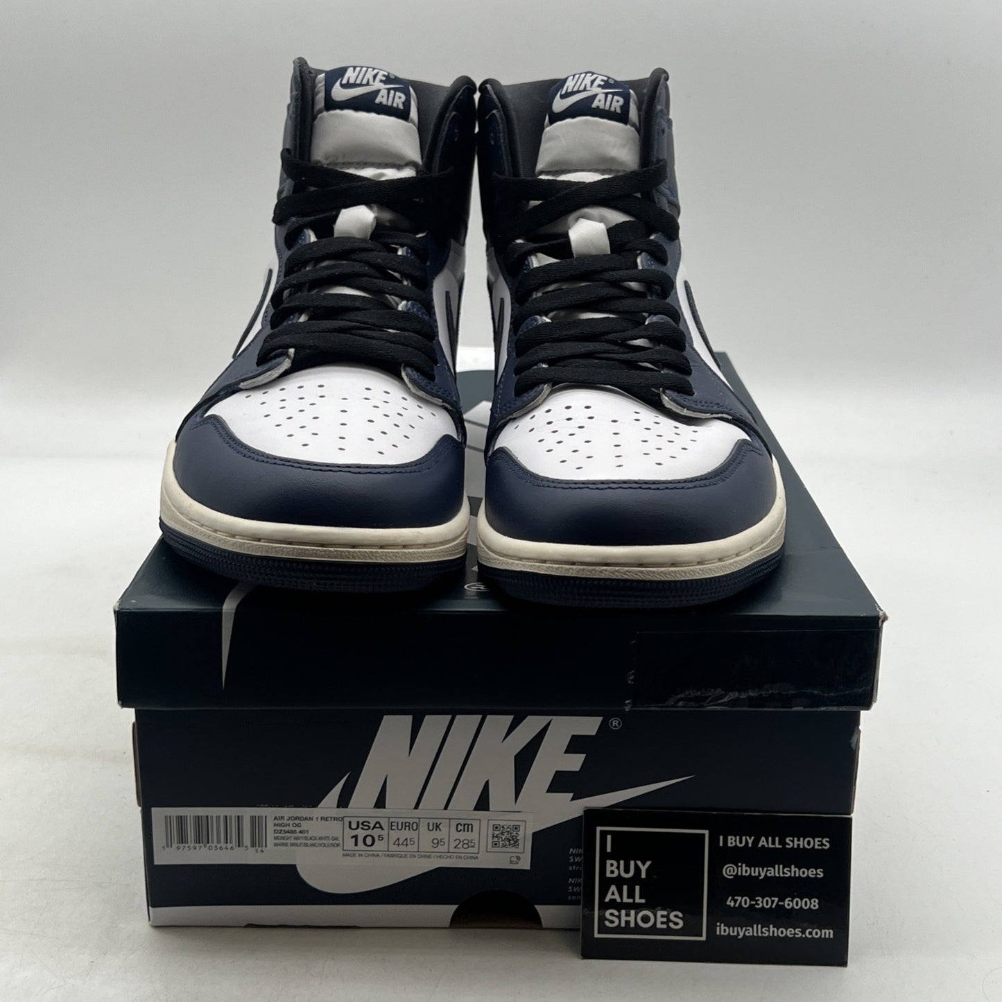 Size 10.5 - Air Jordan 1 Retro OG High Midnight Navy (DZ5485-401)