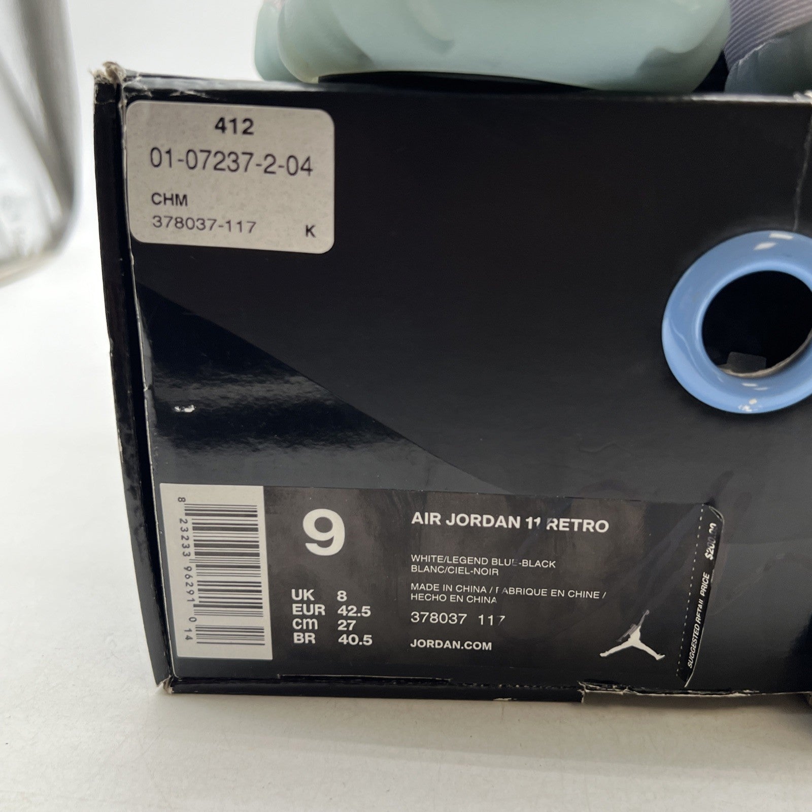 Size 9 - Air Jordan 11 Retro High Legend Blue (378037-117)