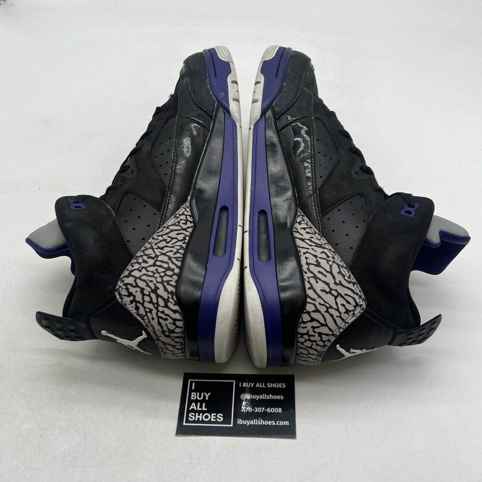 Size 11.5 - Air Jordan Son of Mars Low Black Grape Ice (580603-008)