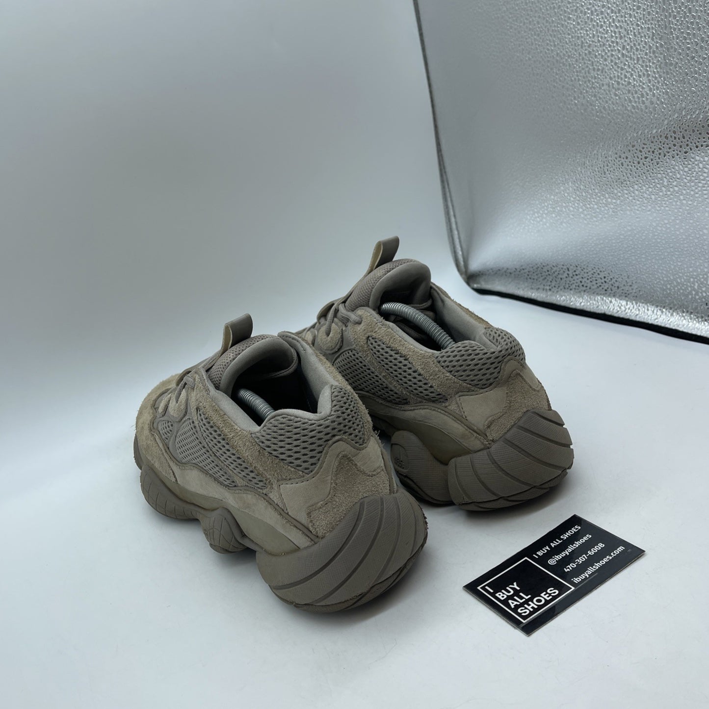 Size 12.5 - adidas Yeezy 500 Ash Grey Brown Suede Leather (GX3607)