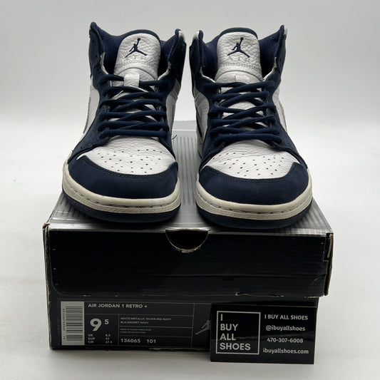 Size 9.5 - Air Jordan 1 Retro + Midnight Navy (136065-101)