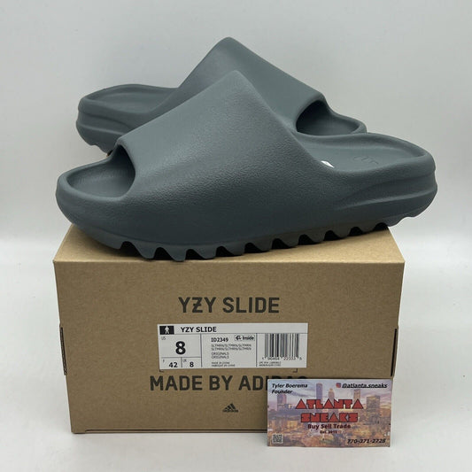 Size 8 - Yeezy Slide - Grey - Slate Marine - ID2349 - YZY Slide Og All