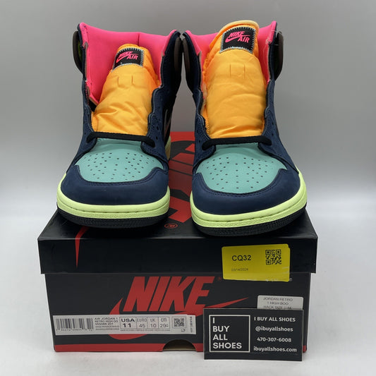 Size 11 - Air Jordan 1 Retro High Tokyo Bio Hack Black Suede (555088-201)