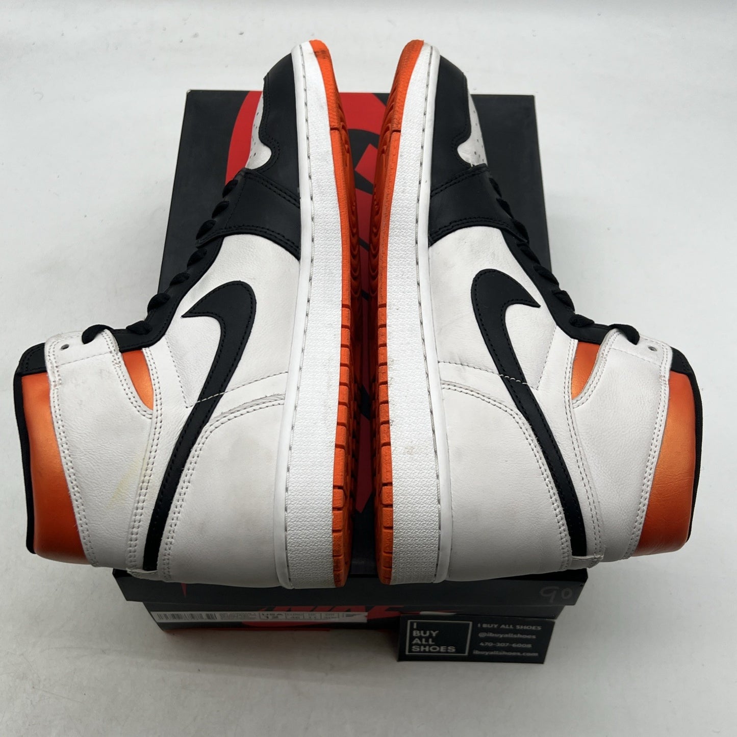 Size 12 - Air Jordan 1 Retro High Electro Orange (555088-180)