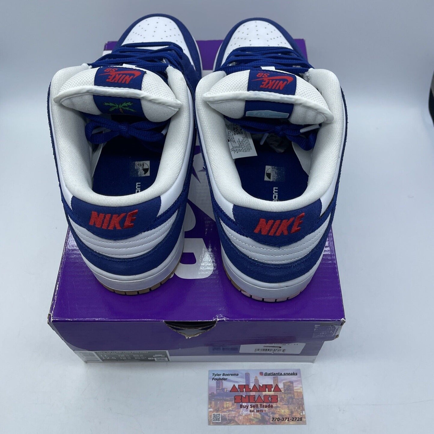 Size 11 - Nike SB Dunk Low Los Angeles Dodgers Blue White Red (DO9395-400)
