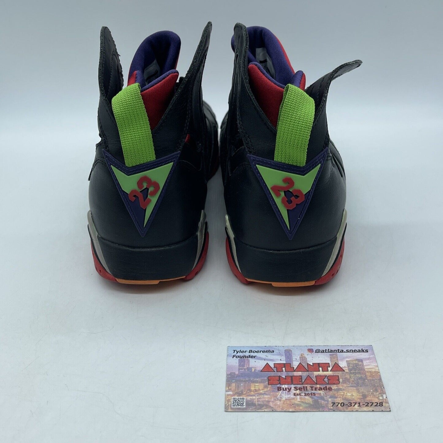 Size 10 - Air Jordan 7 Retro Marvin the Martian Red Green Black (304775-029)