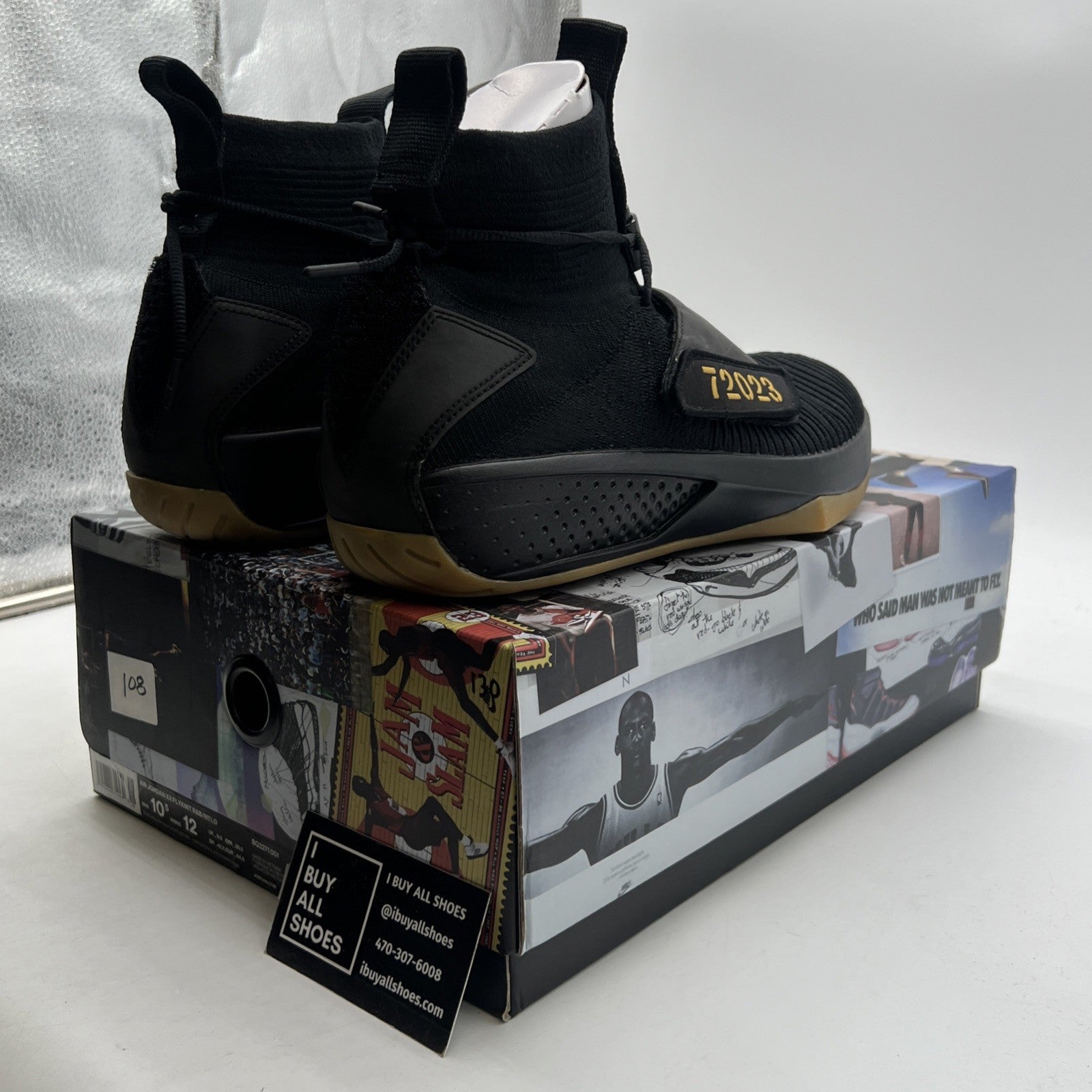 Size 10.5 - Carmelo Anthony x Rag & Bone x Air Jordan 20 Retro Flyknit Black