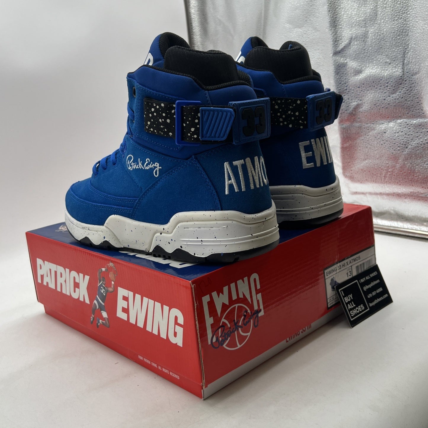 Size 13 - Ewing 33 HI x Atmos Glow In The Dark  (1EW90125-410)