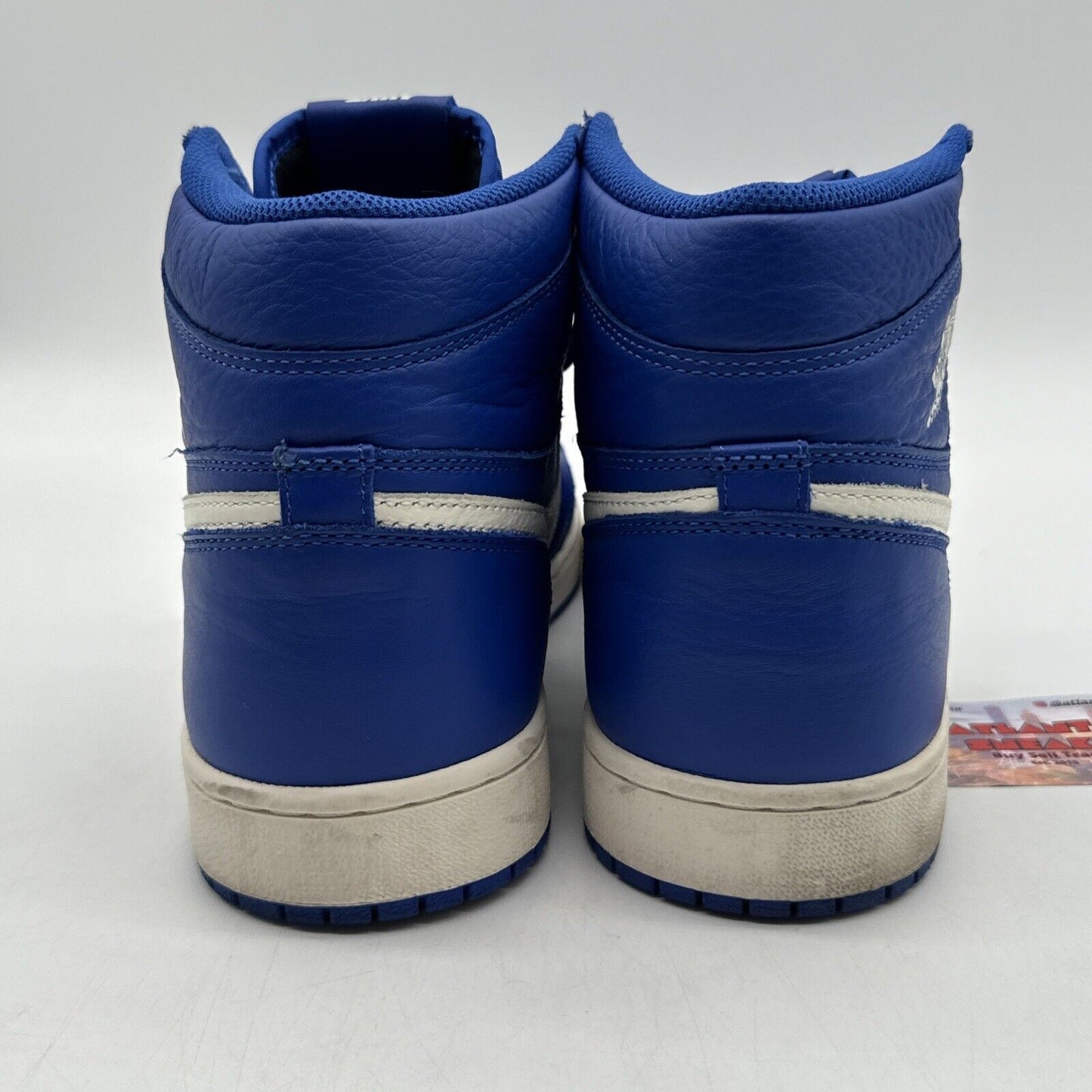 Size 12 - Jordan 1 Retro High OG Hyper Royal 2018 Deep Royal Blue White Leather