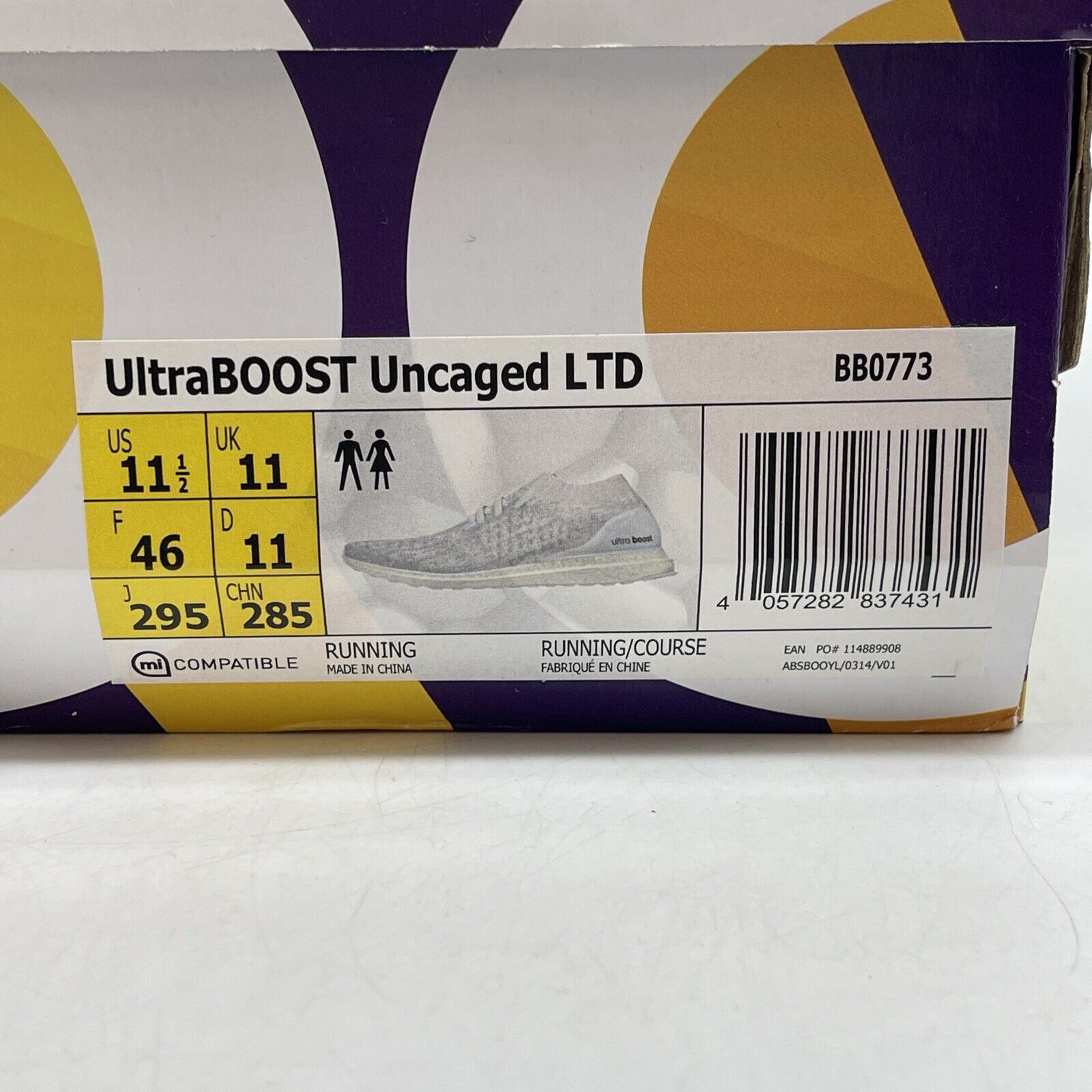 Size 11.5 - adidas atmos x UltraBoost 1.0 Uncaged Cloud White (BB0773)