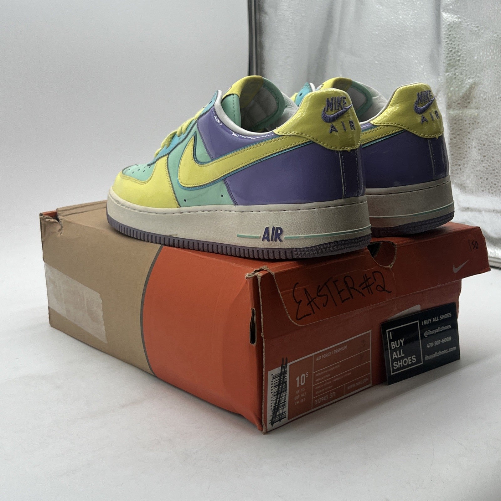 Size 10.5 - Nike Air Force 1 Premium Easter Egg (312945-371)