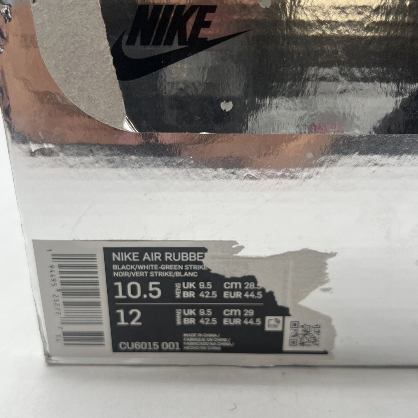 Size 10.5 - Nike Air Rubber Dunk x Off-White Low Green Strike (CU6015-001)