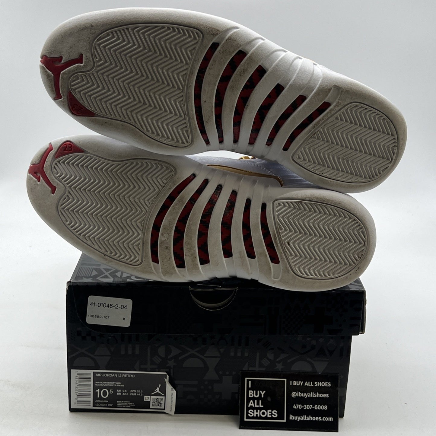 Size 10.5 - Air Jordan 12 Retro FIBA (130690-107)