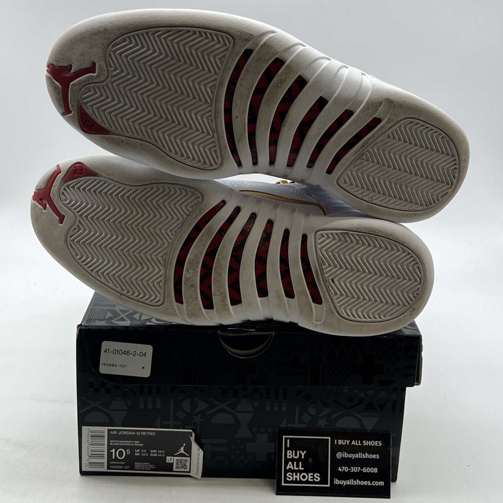 Size 10.5 - Air Jordan 12 Retro FIBA (130690-107)