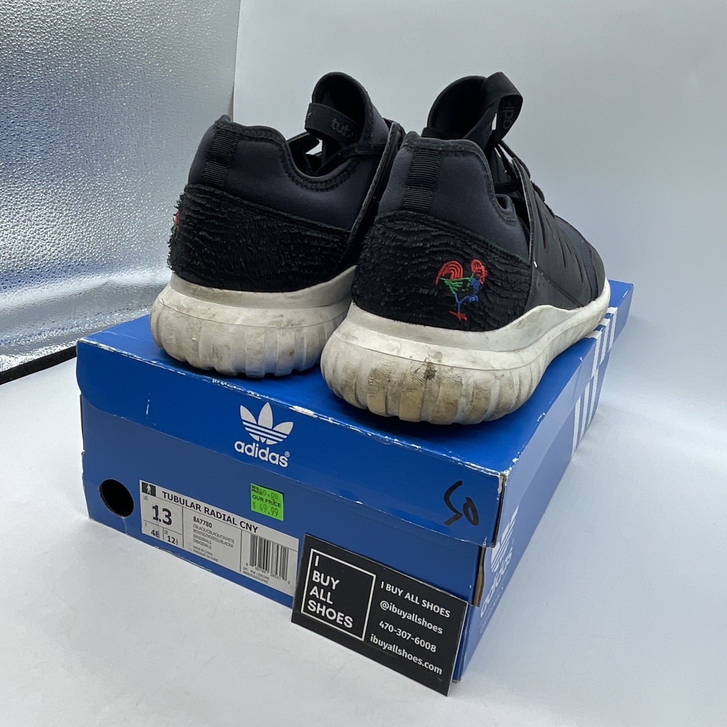 Size 13 - Adidas Tubular Radial CNY Year of the Rooster (BA7780)
