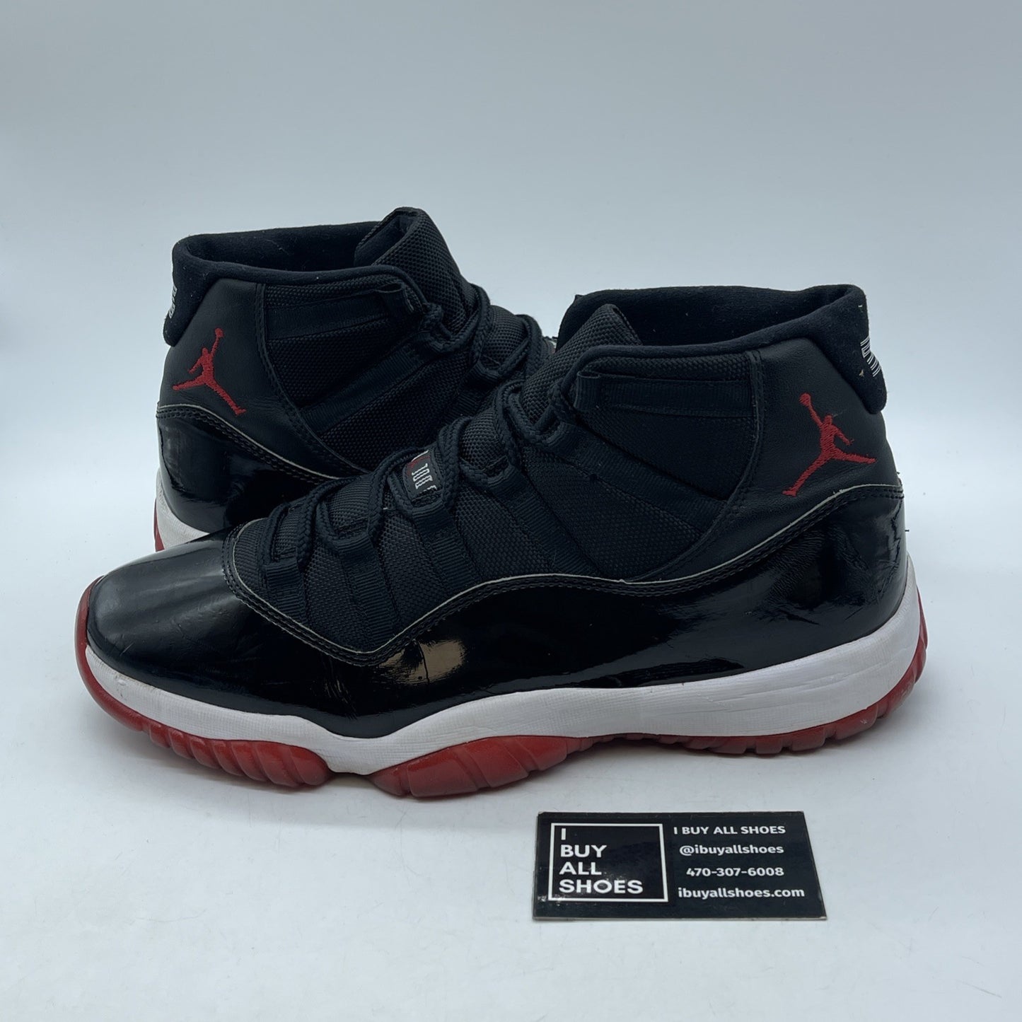 Size 11.5 - Jordan 11 Retro High Bred Black Suede Leather (378037-061)