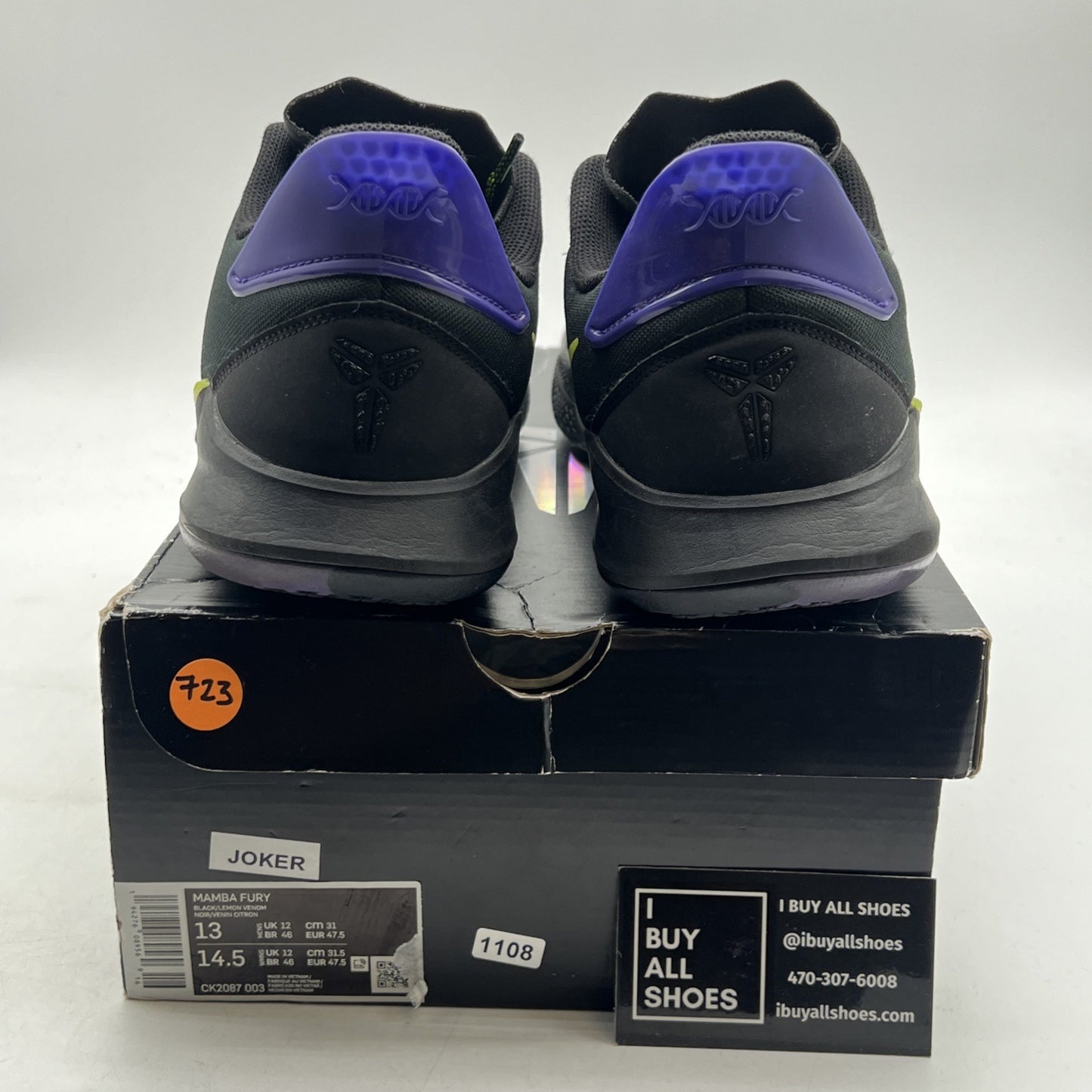 Size 13 - Nike Mamba Fury Lakers Away (CK2087-003)