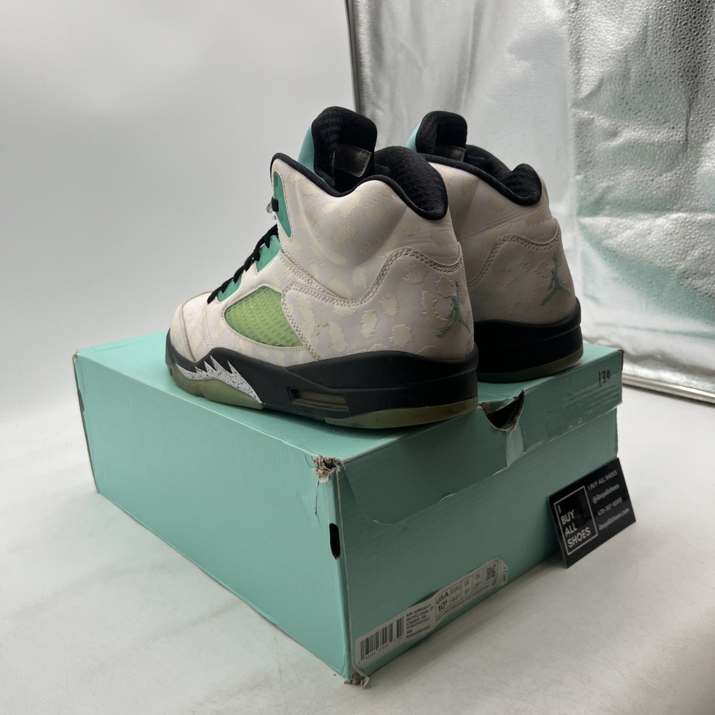 Size 10.5 - Air Jordan 5 Retro Island Green (CN2932-100)