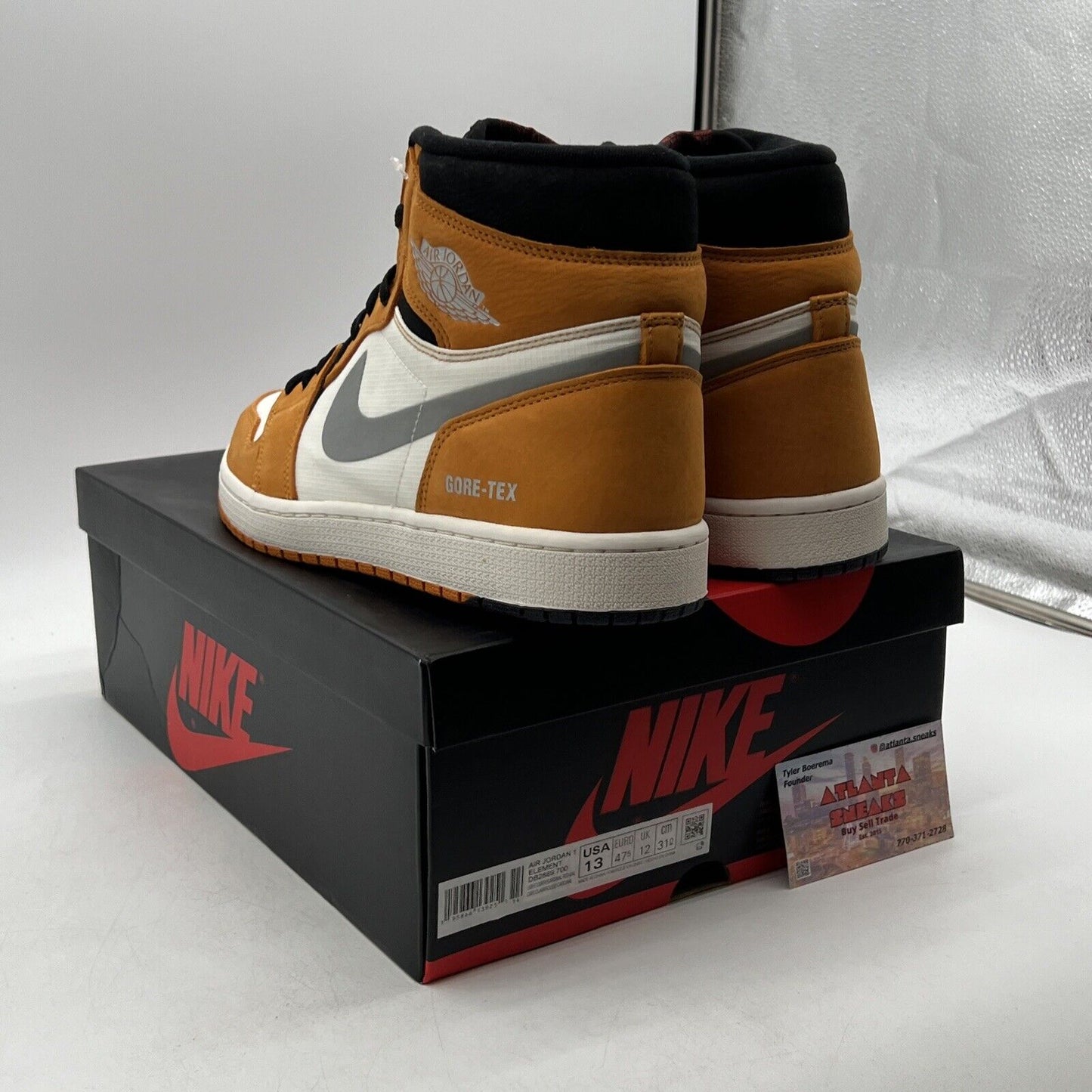 Size 13 - Air Jordan 1 Element GORE-TEX High Light Curry (DB2889-700)