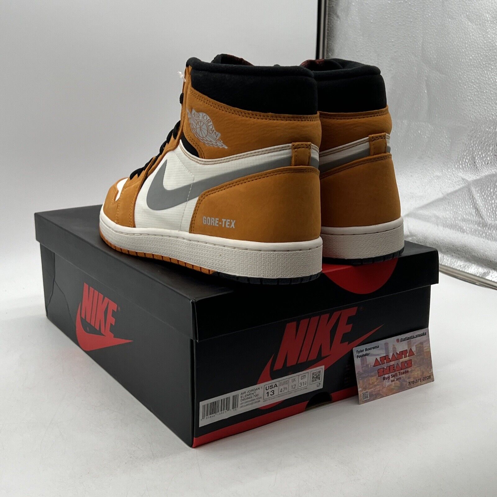 Size 13 - Air Jordan 1 Element GORE-TEX High Light Curry (DB2889-700)