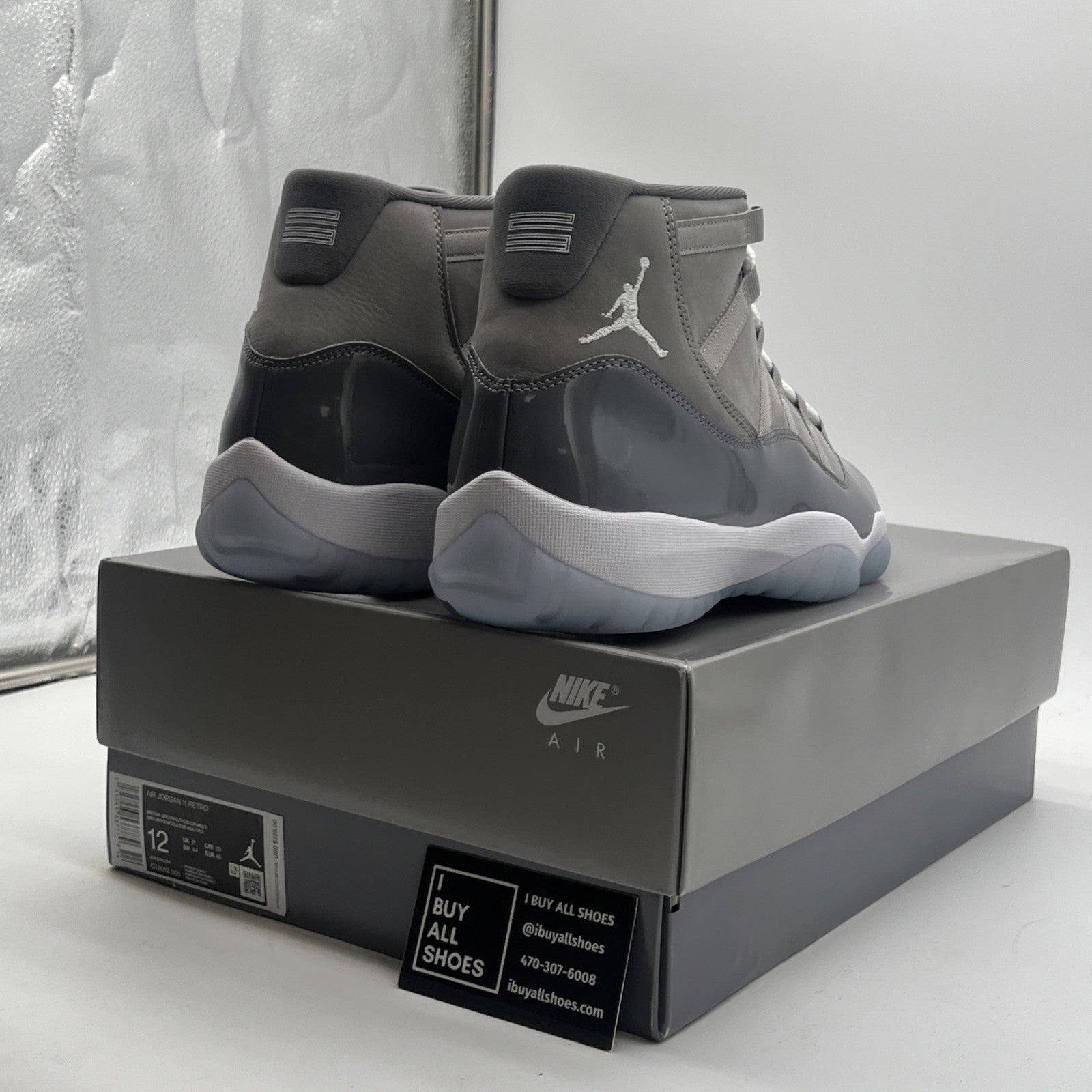 Size 12 - Air Jordan 11 Retro High Cool Grey (CT8012-005)