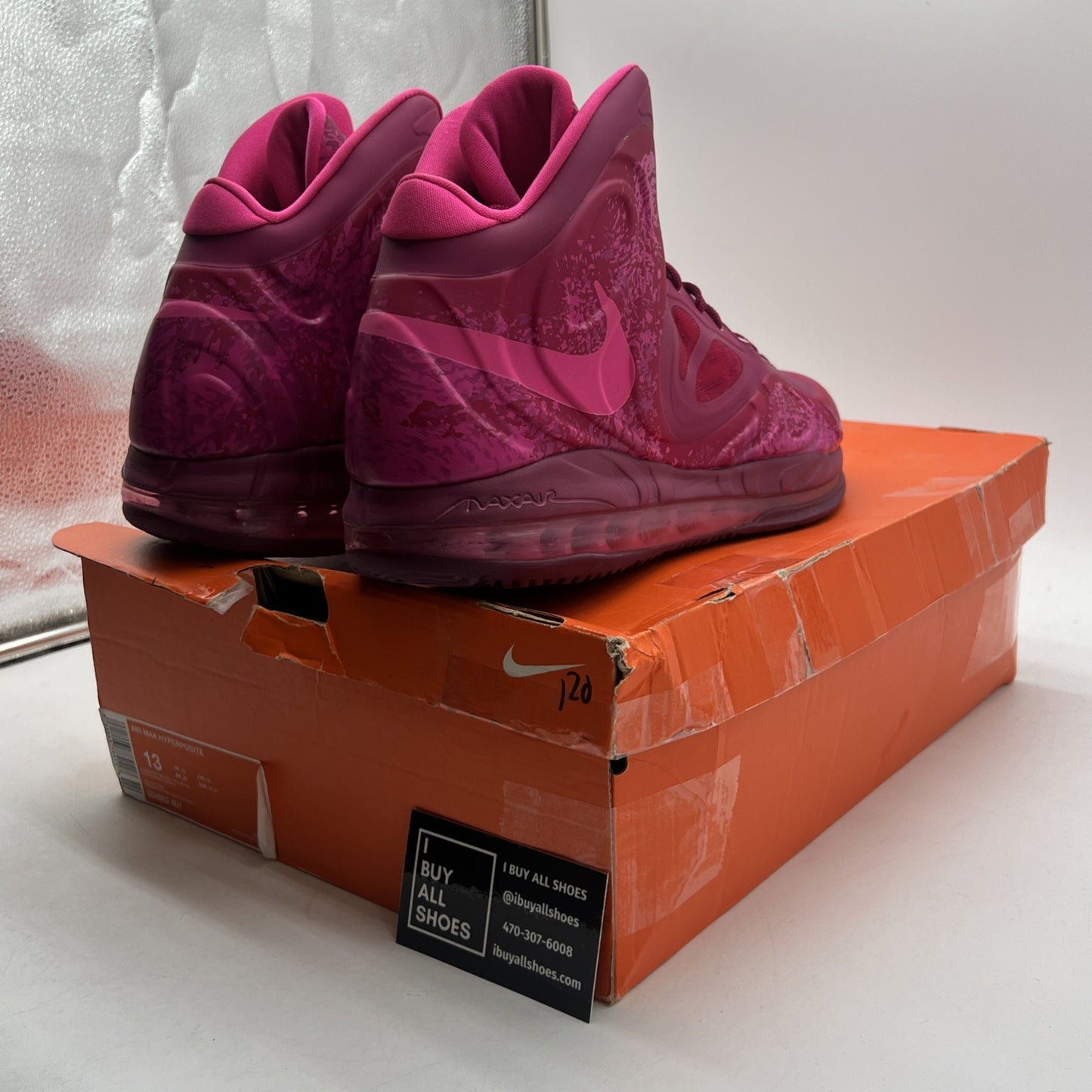 Size 13 - Nike Air Max Hyperposite Plum (524862-601)