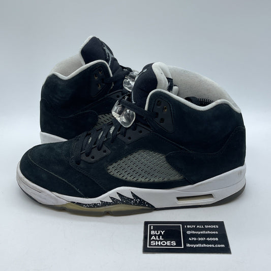 Size 9 - Air Jordan 5 Retro 2013 Oreo Black White Suede (136027-035)