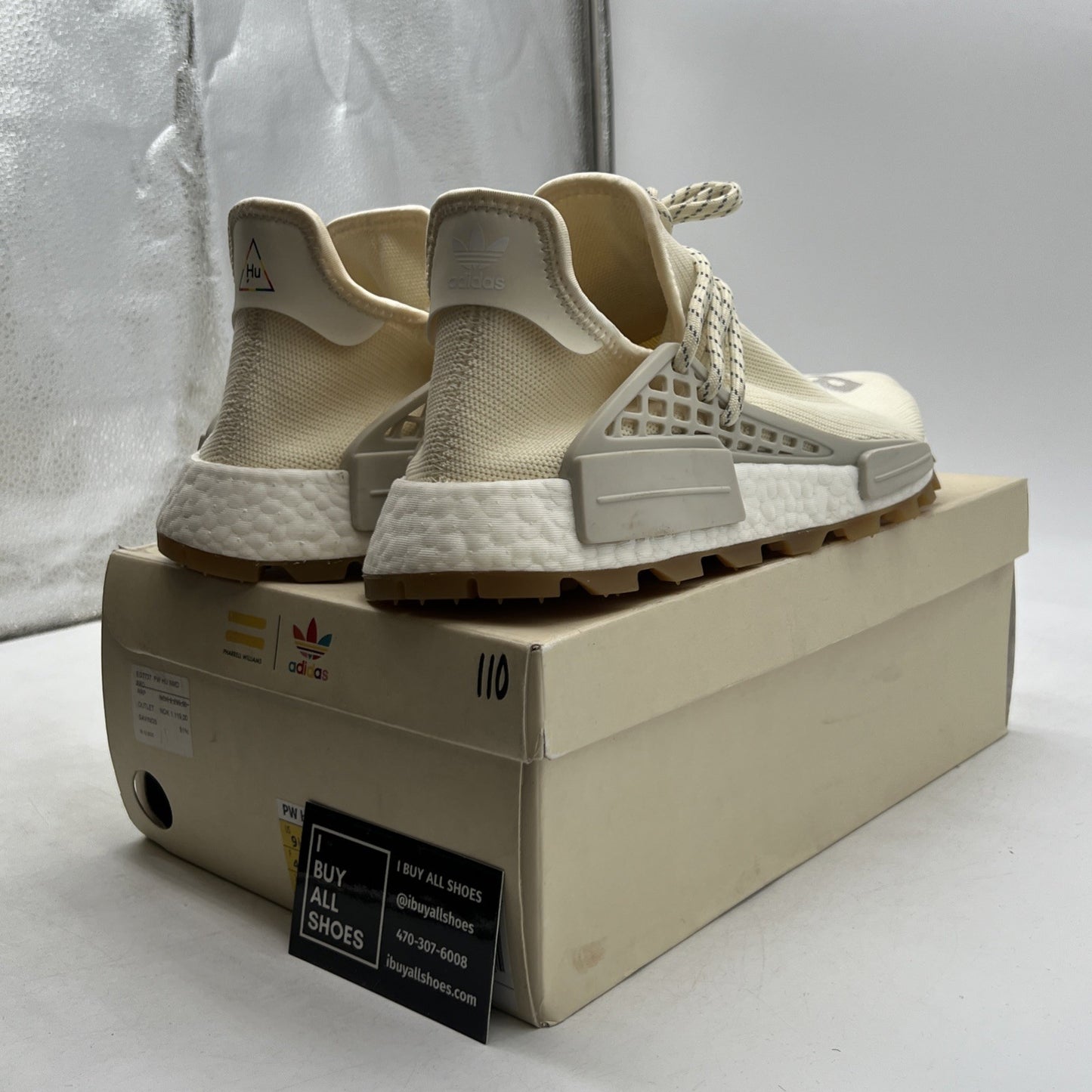 Size 9.5 - Adidas Pharrell x NMD Human Race Trail PRD Now Is Her Time (EG7737)