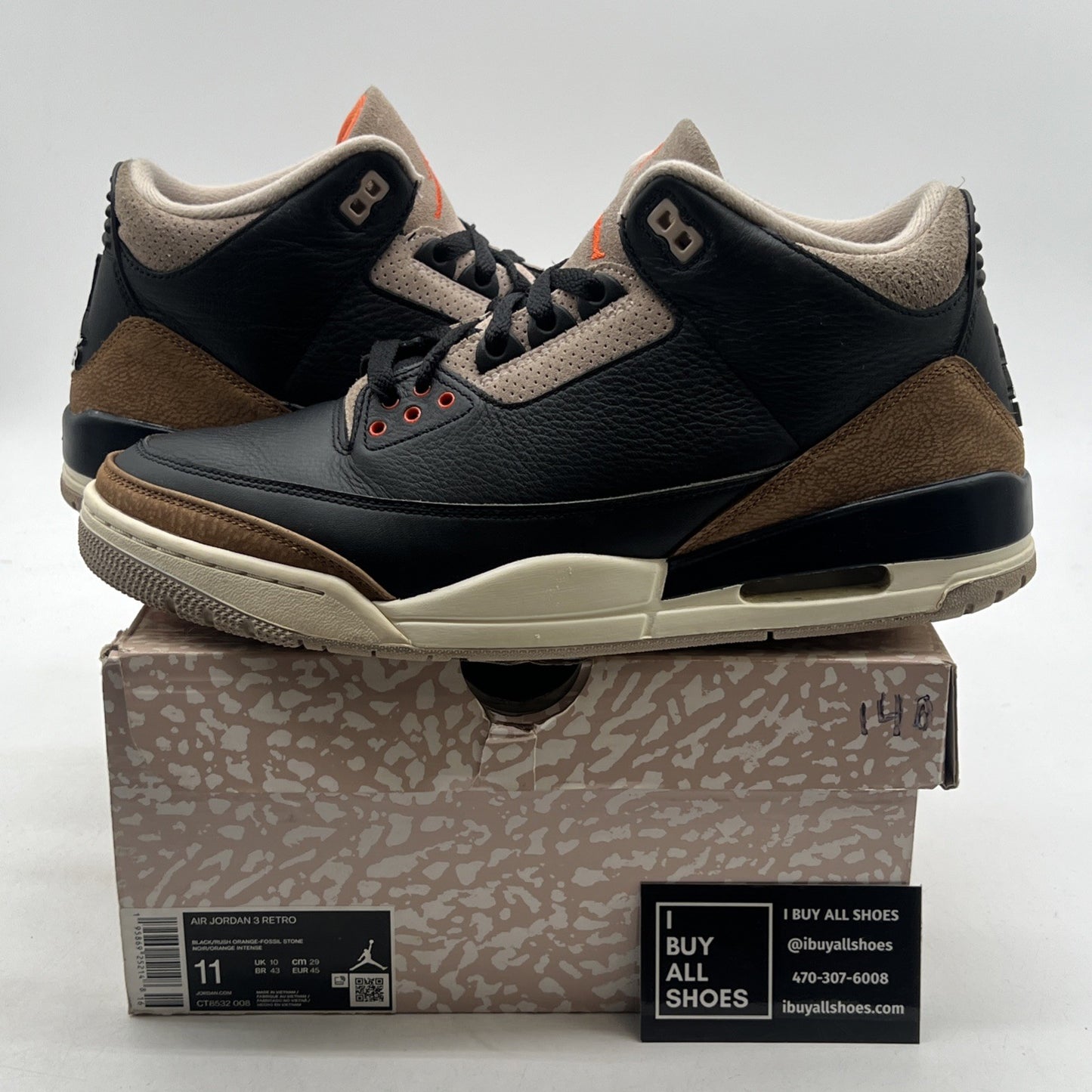 Size 11 - Air Jordan 3 Retro Mid Desert Elephant (CT9532-008)