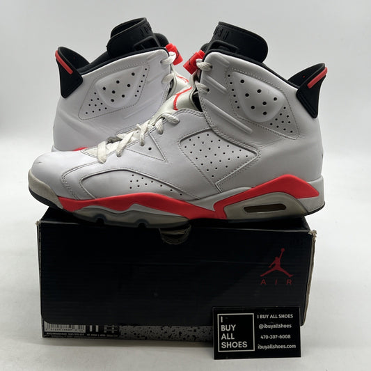 Size 11 - Air Jordan 6 Retro 2014 White Infrared (384664-123)