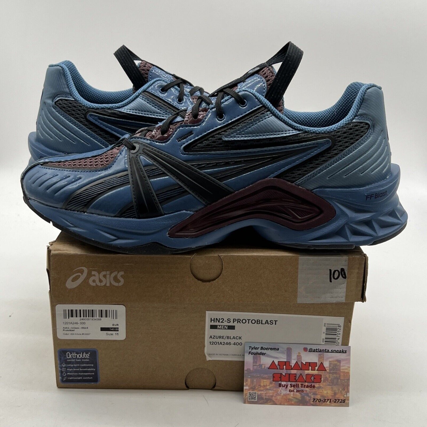 Size 11 - ASICS Kiko Kostadinov x HN2-S Protoblast Aquatic (1201A246-400)