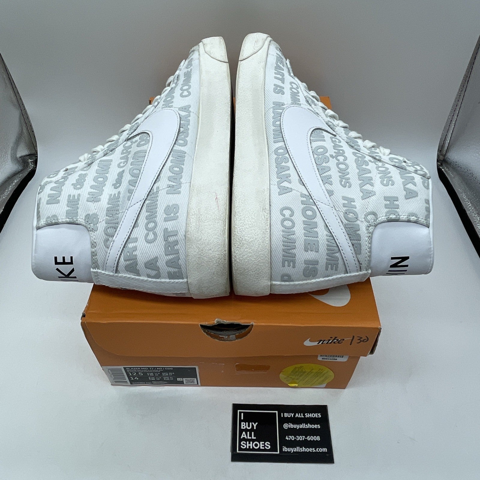 Size 12.5 - Nike Naomi Osaka x Comme des Garçons x Blazer '77 Mid Home Is Where