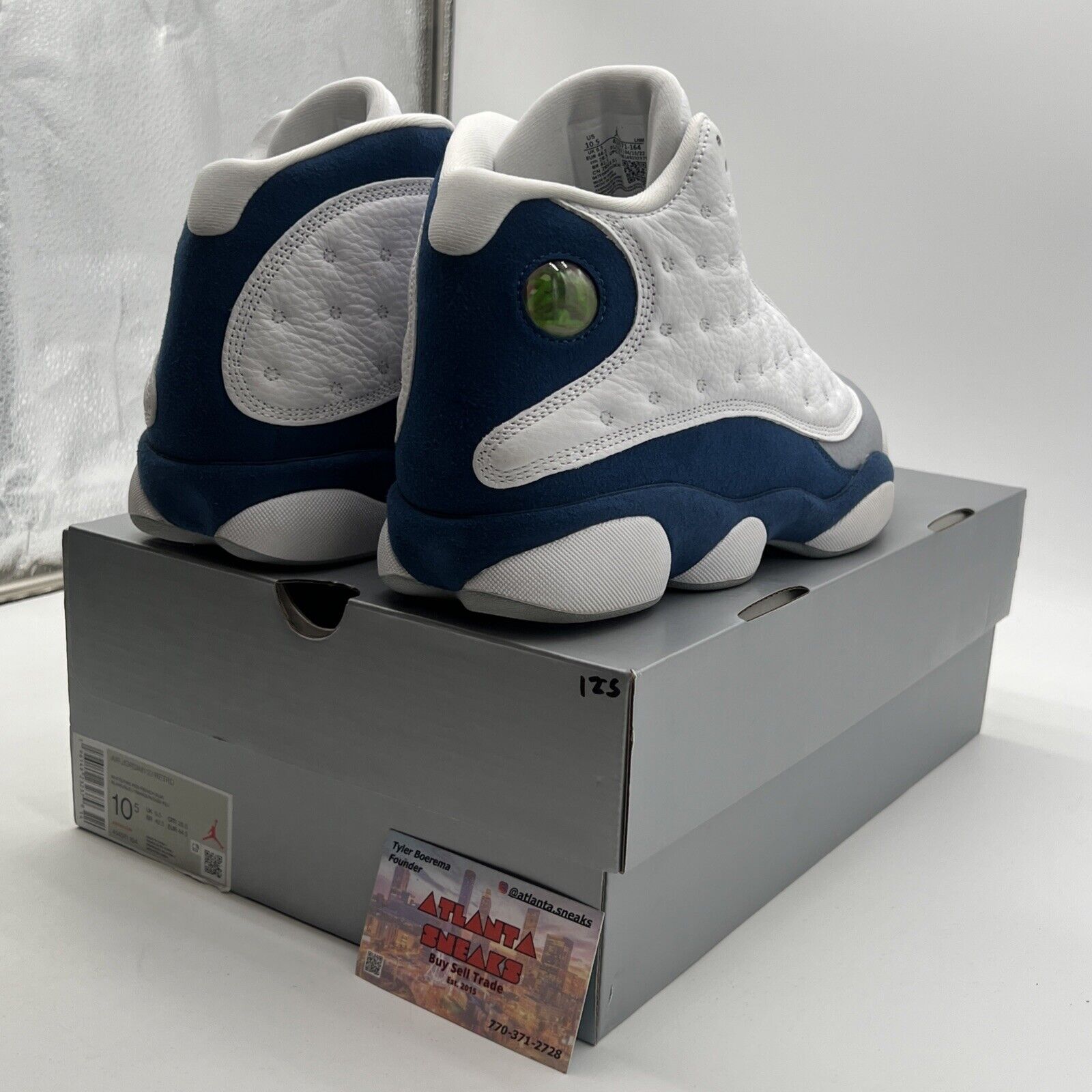 Size 10.5 - Air Jordan 13 Retro Mid French Blue (414571-164)