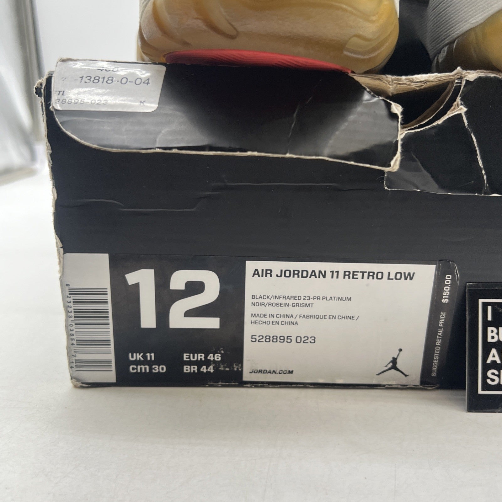 Size 12 - Air Jordan 11 Retro Low Infrared 23 (528895-023)