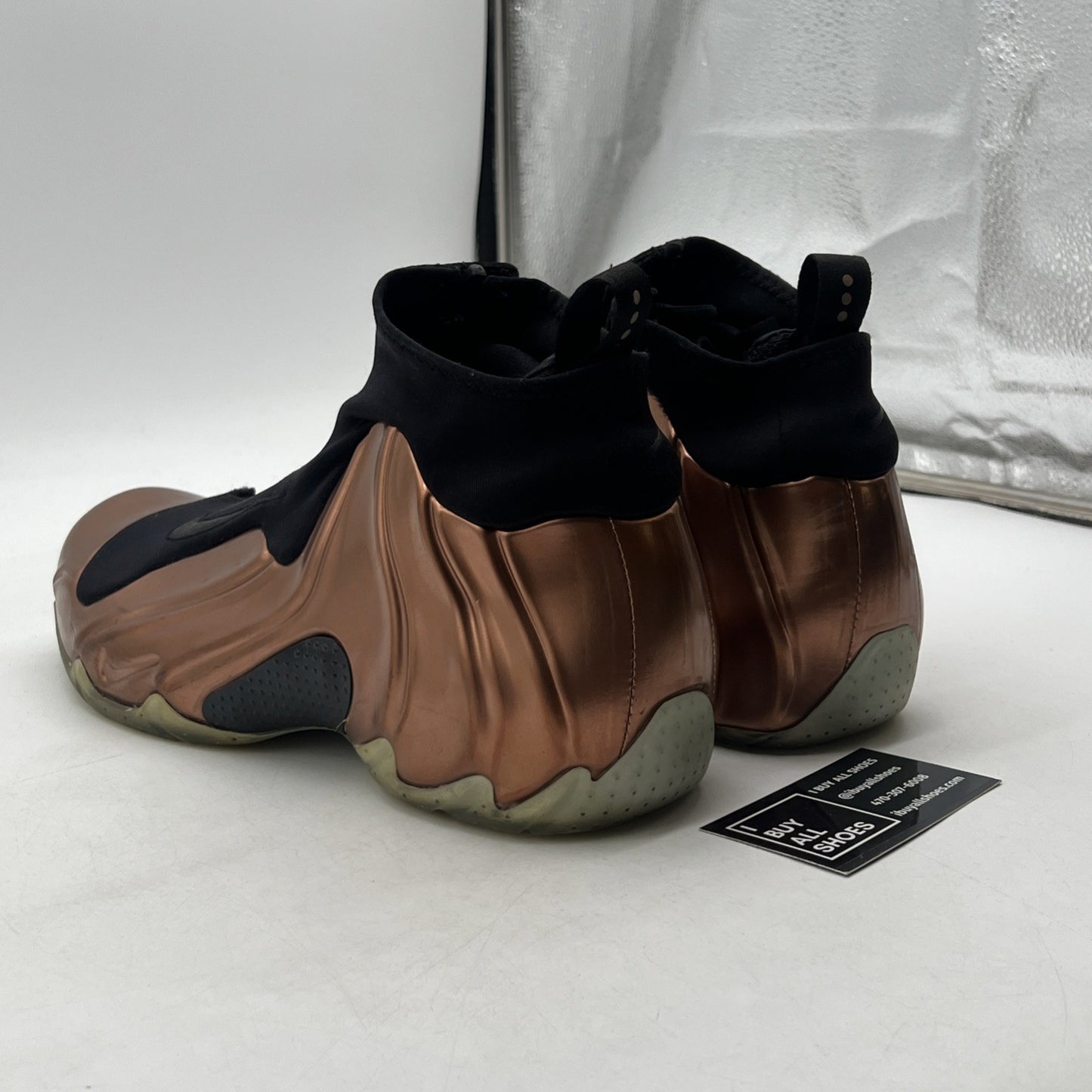Size 11 - Nike Air Flightposite 2014 Prm Copper (658109-800)