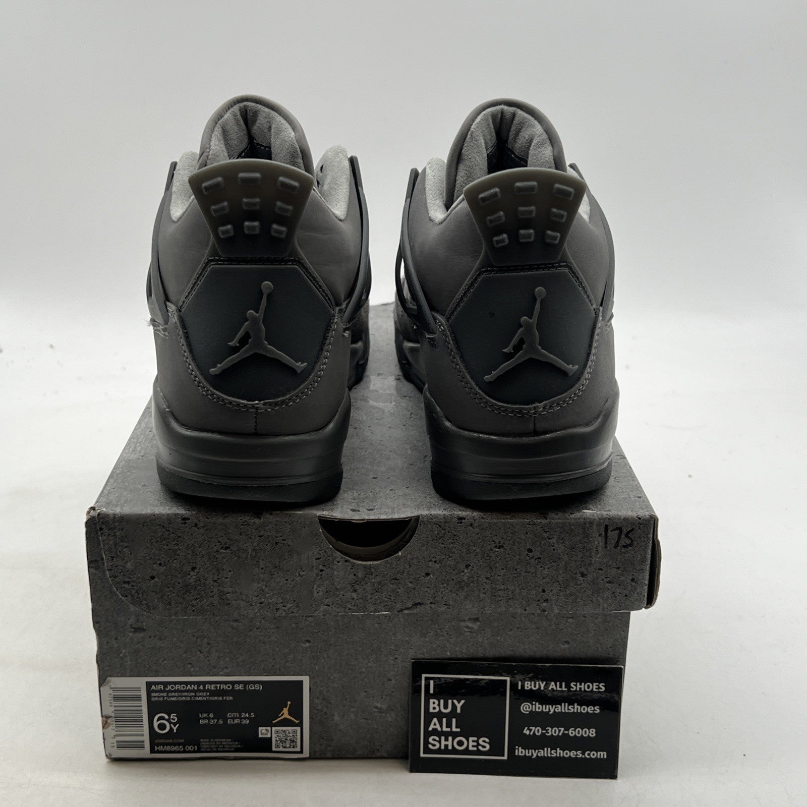 Size 6.5Y - Air Jordan 4 Retro SE Paris Olympics Wet Cement (HM8965-001)