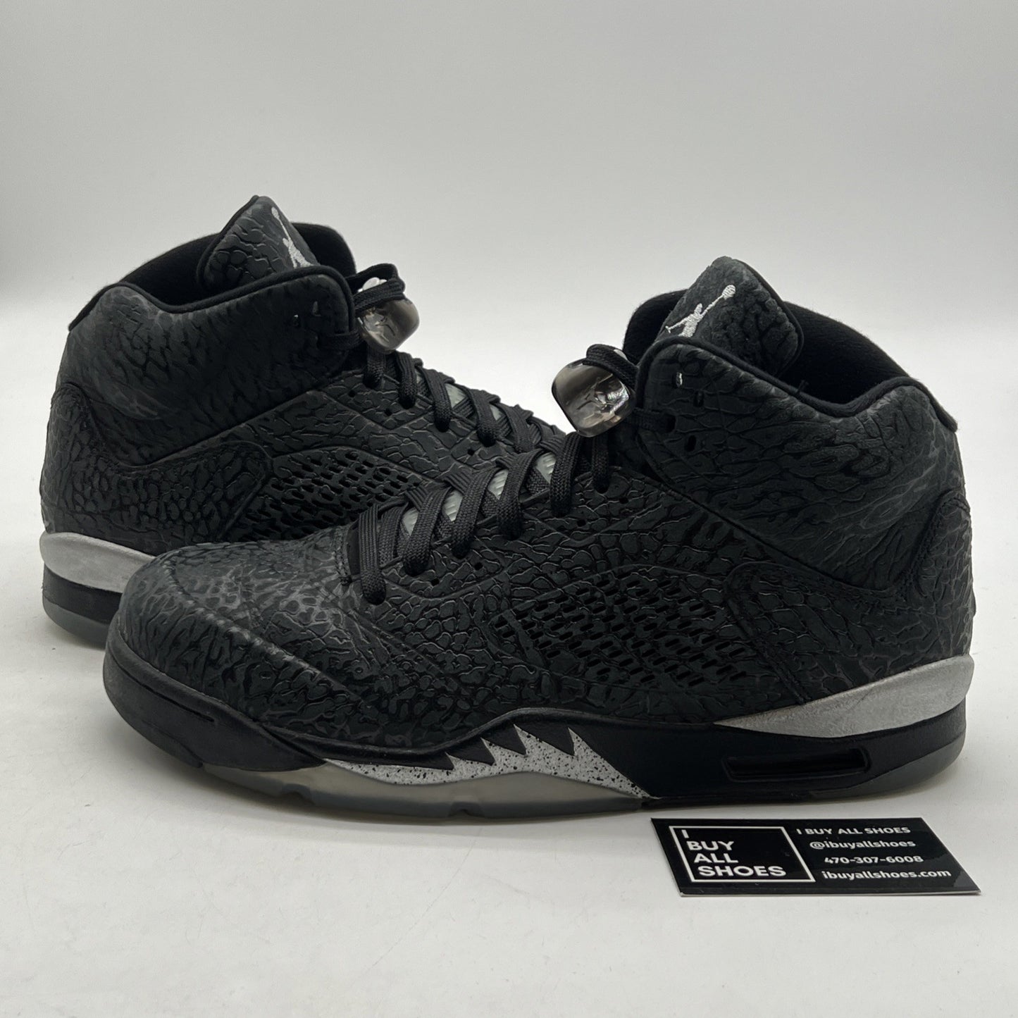 Size 10.5 - Air Jordan 5 Retro 3Lab5 Elephant Print (599581-003)