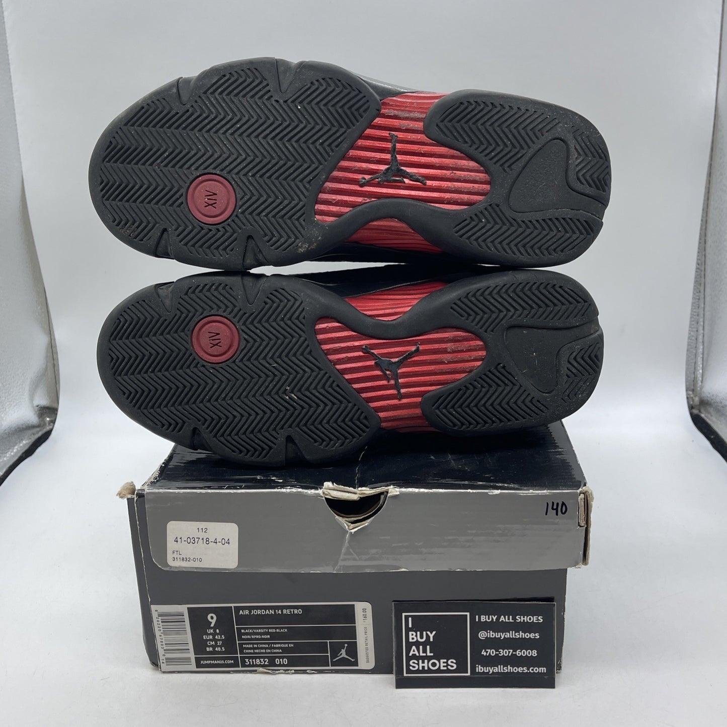 Size 9 - Air Jordan 14 Retro 2011 Last Shot (311832-010)