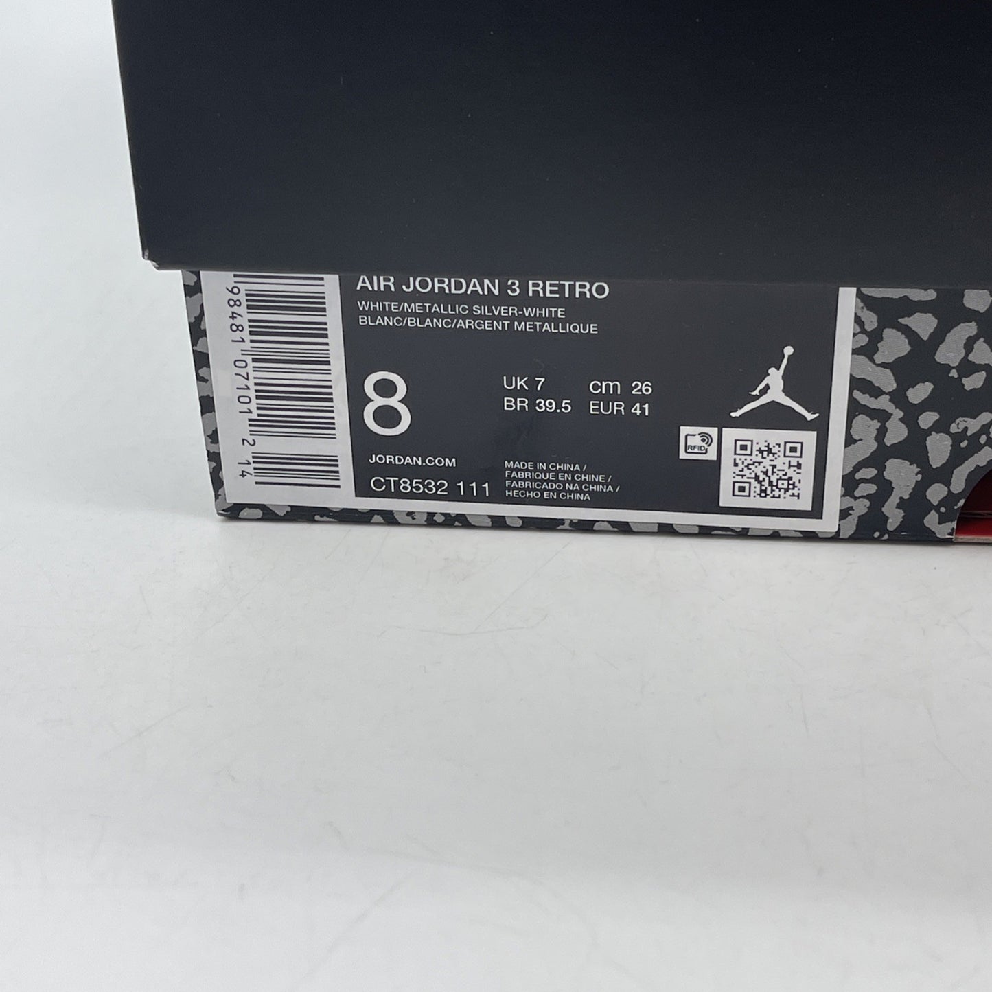 Size 8 - Air Jordan 3 Retro 2025 Pure Money Suede Leather (CT8532-111)